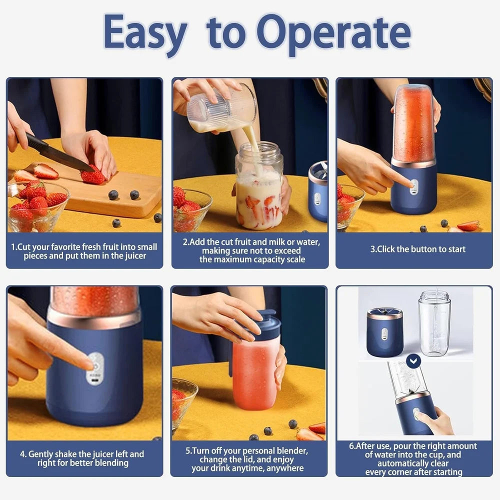Portable Blender For Smoothie And Juices