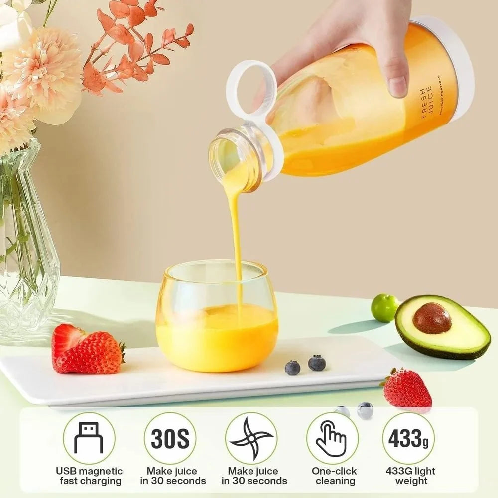 Portable Mini Juicer Bottle, 300 ml