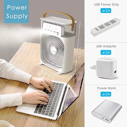 Air Cooler Fan, Portable Air Cooler Fan – Mini Personal Cooling Fan With Adjustable Speeds
