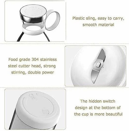 Portable Mini Juicer Bottle, 300 ml